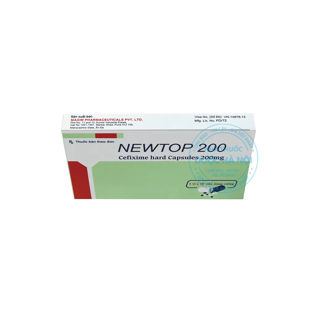 Thuốc kháng sinh Newtop 200