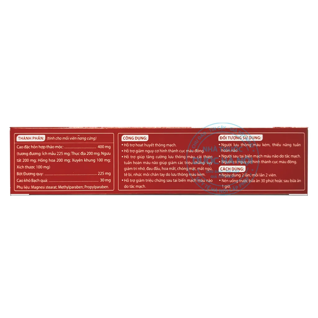Viên uống Hoạt Huyết Thông Mạch TW3