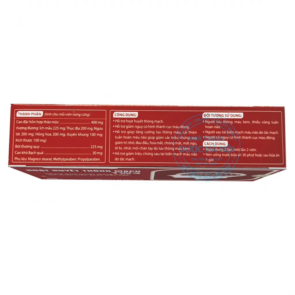 Viên uống Hoạt Huyết Thông Mạch TW3