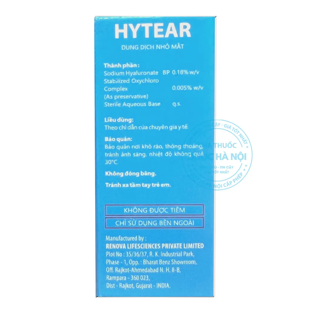 Thuốc nhỏ mắt Hytear 5ml