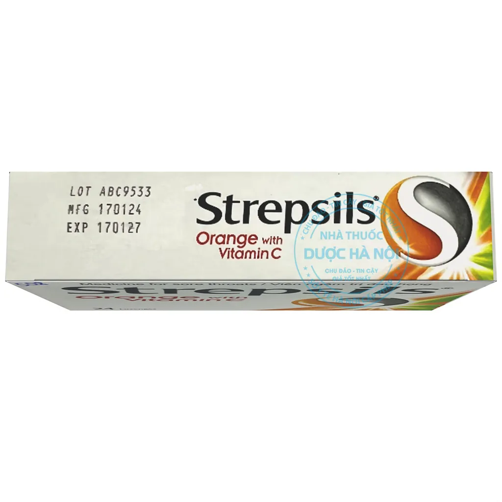 Viên ngậm Strepsils Orange