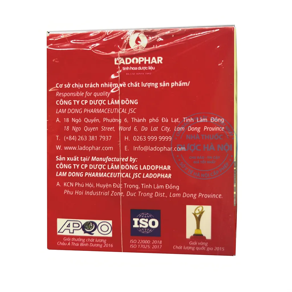 Trà Actiso Ladophar