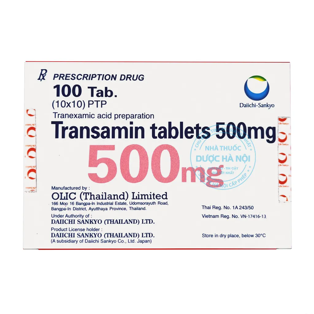 Thuốc Transamin 500mg