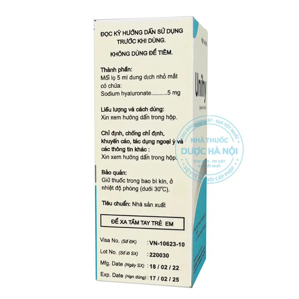 Thuốc nhỏ mắt Unihy