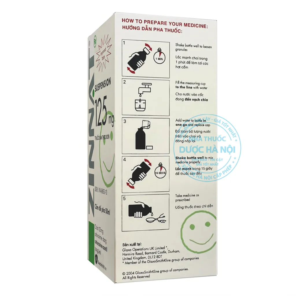 Thuốc Zinnat 125mg