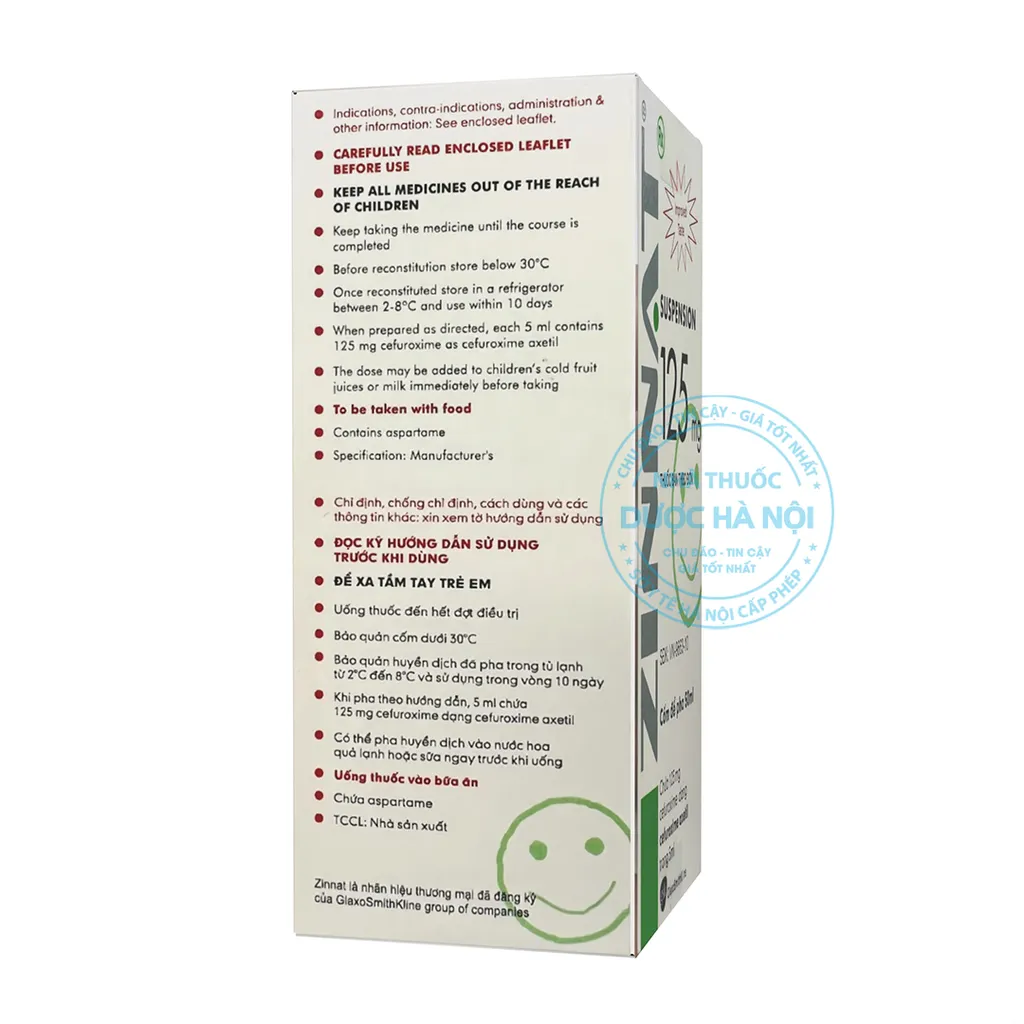 Thuốc Zinnat 125mg