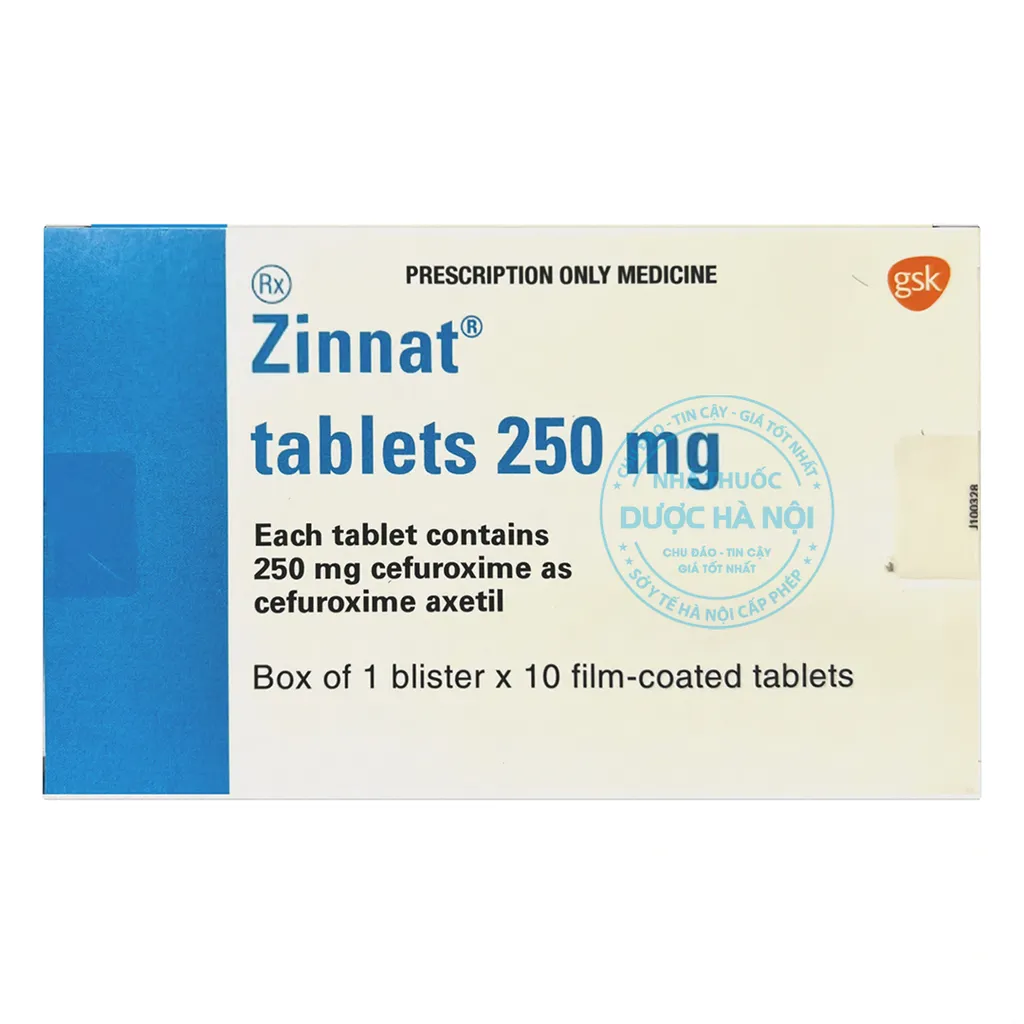 Thuốc Zinnat 250mg