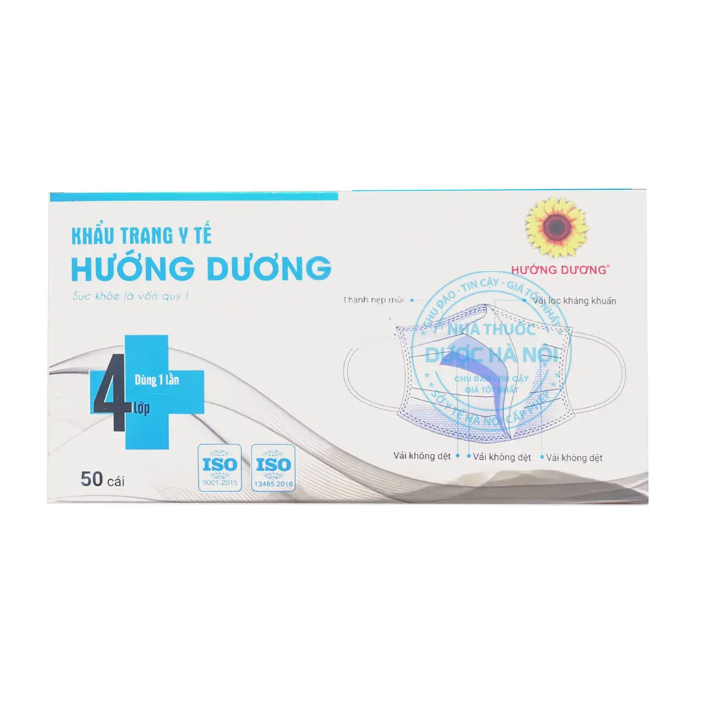 Khẩu Trang Y Tế Trường Dương 4 Lớp