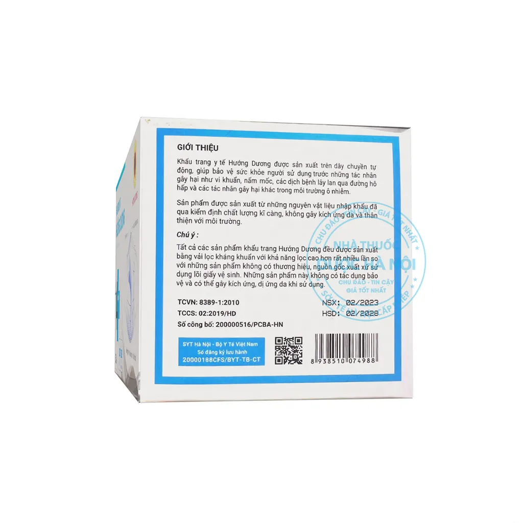 Khẩu Trang Y Tế Trường Dương 4 Lớp