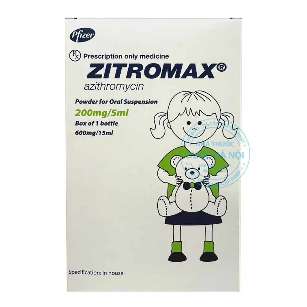 Thuốc Zitromax 200mg/5ml