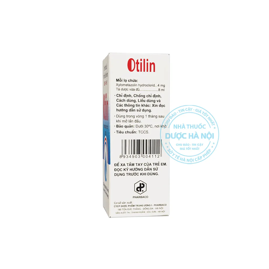 Thuốc nhỏ mũi trẻ em Otilin 0.05%