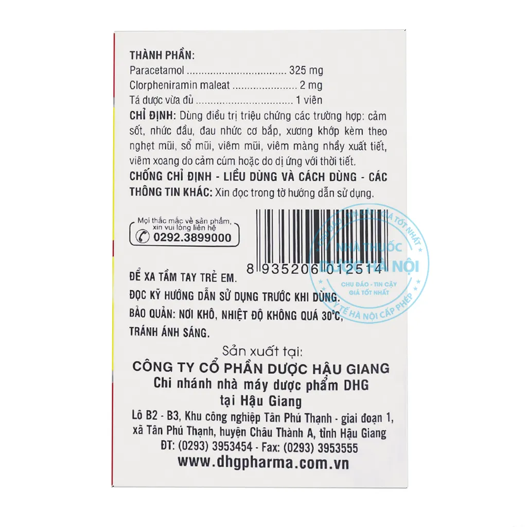 Thuốc Coldacmin Flu