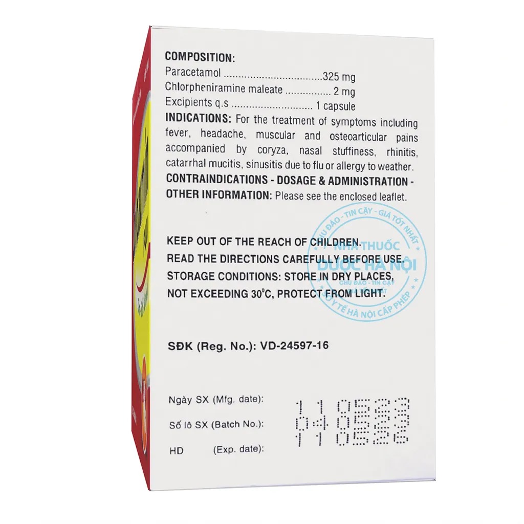 Thuốc Coldacmin Flu
