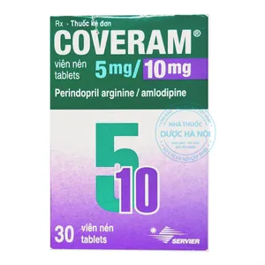 Thuốc Coveram 5mg/5mg điều trị bệnh tăng huyết áp