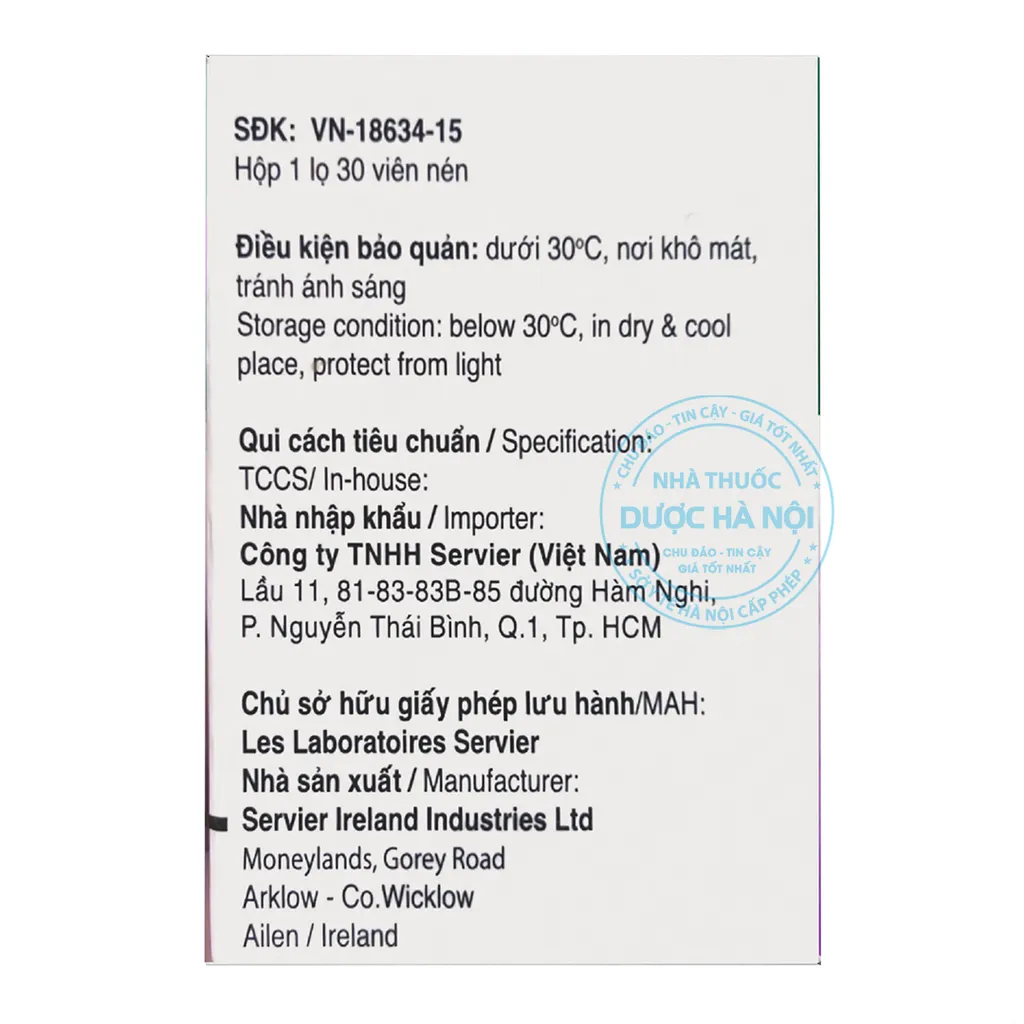 Thuốc Coveram 5mg/5mg