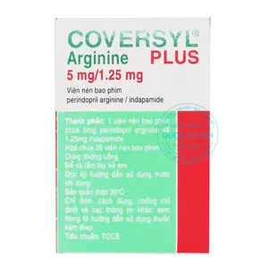 Thuốc Coversyl Plus 5mg/1.25mg điều trị bệnh tăng huyết áp
