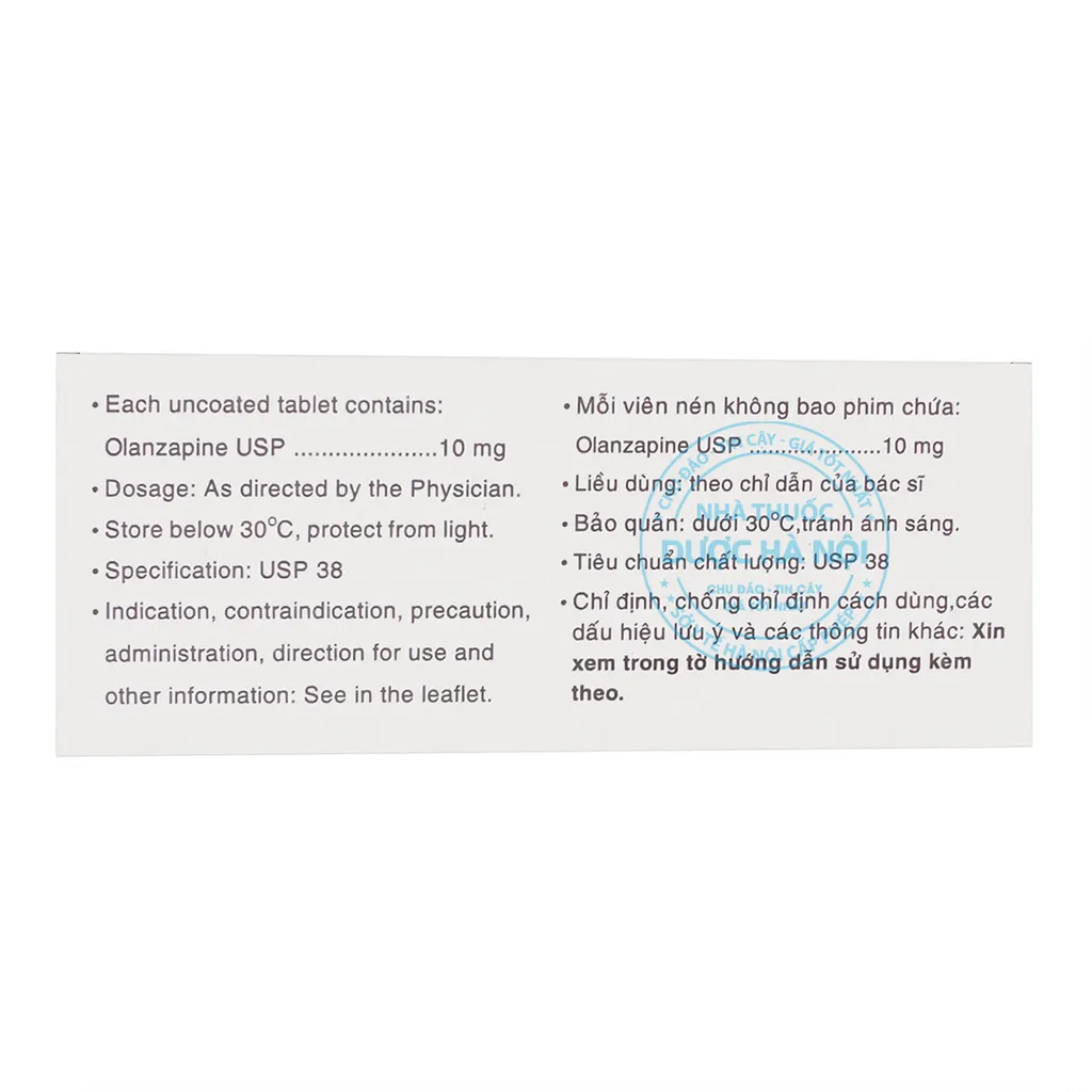 Thuốc Olanzapine 10mg