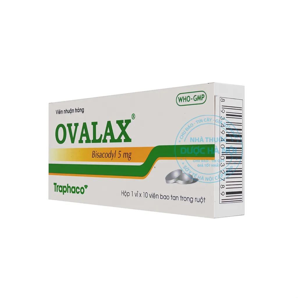 Viên nhuận tràng Ovalax 10mg