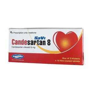 Thuốc SaVi Candesartan 8 điều trị tăng huyết áp và suy tim
