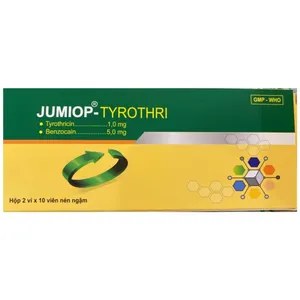 Thuốc Jumiop-Tyrothri điều trị viêm họng, đau họng