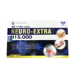Viên uống Neuro-Extra H15.000 cải thiện triệu chứng suy nhược thần kinh