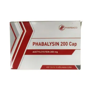 Thuốc Phabalysin 200 điều trị viêm phế quản cấp và mãn tính, khí thũng