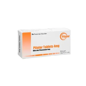 Thuốc Pitator 4mg điều trị tăng cholesterol máu