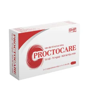 Viên đặt Proctocare hỗ trợ làm lành nhanh ở người bệnh trĩ và nứt kẽ hậu môn