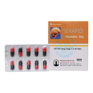 Thuốc Serapid 5mg điều trị chứng đau nửa đầu và chóng mặt