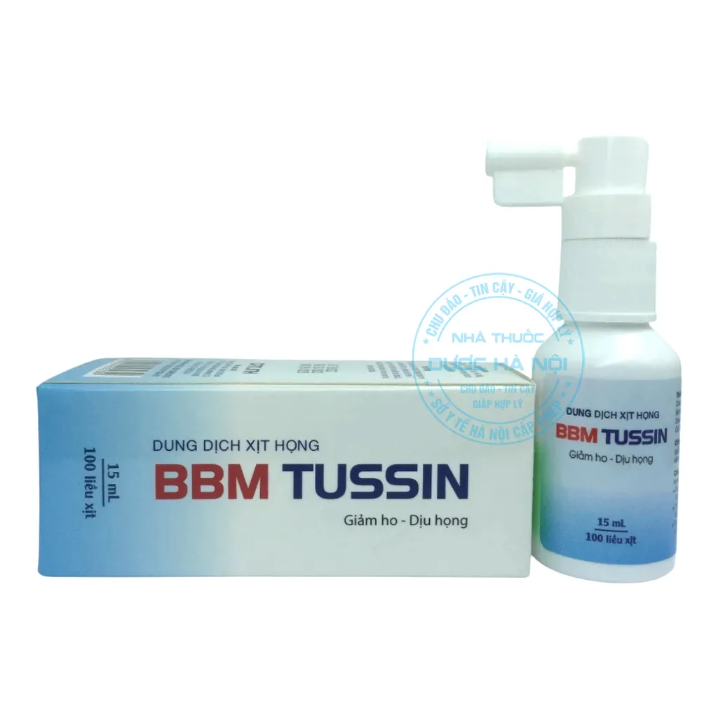 Xịt họng BBM Tussin