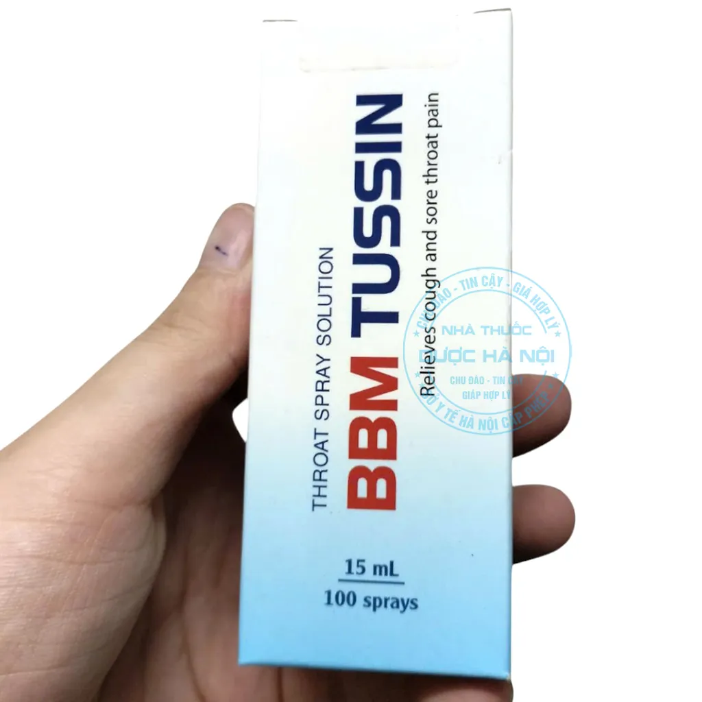 Xịt họng BBM Tussin