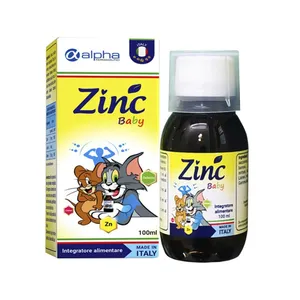 Siro ZinC Baby cung cấp kẽm, L-lysine và selen cho trẻ em