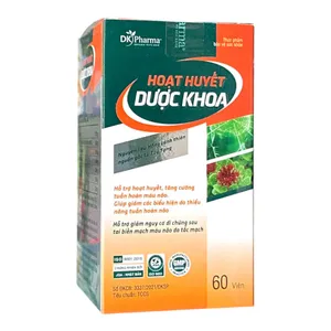 Hoạt Huyết Dược Khoa hoạt huyết tăng cường tuần hoàn máu não