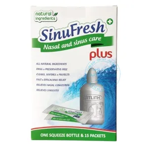 Muối rửa mũi Sinufresh Plus chăm sóc sức khỏe mũi hiệu quả