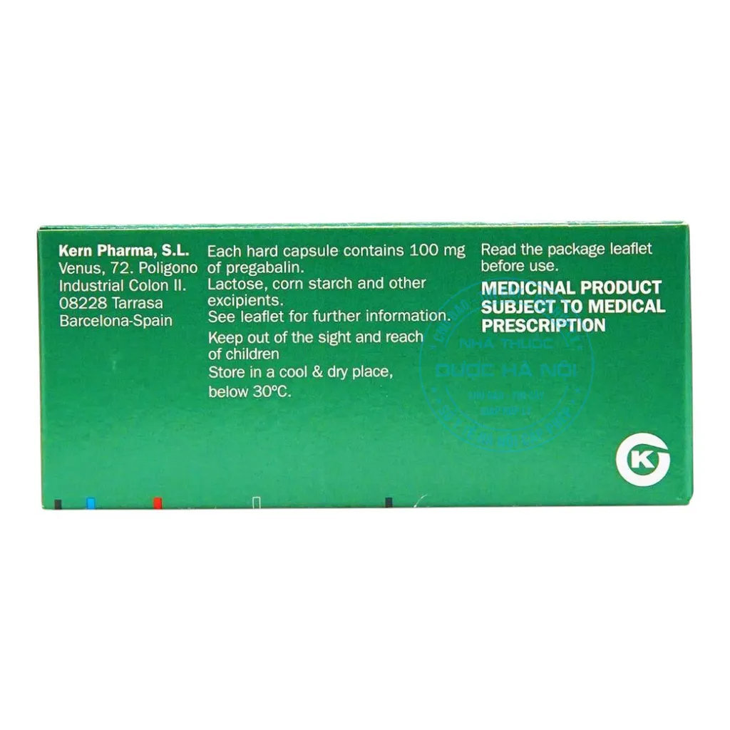 Thuốc Pregabakern 100mg