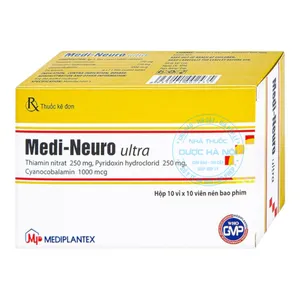 Thuốc Medi-Neuro Ultra bổ sung vitamin B hỗ trợ điều trị một số bệnh lý thần kinh