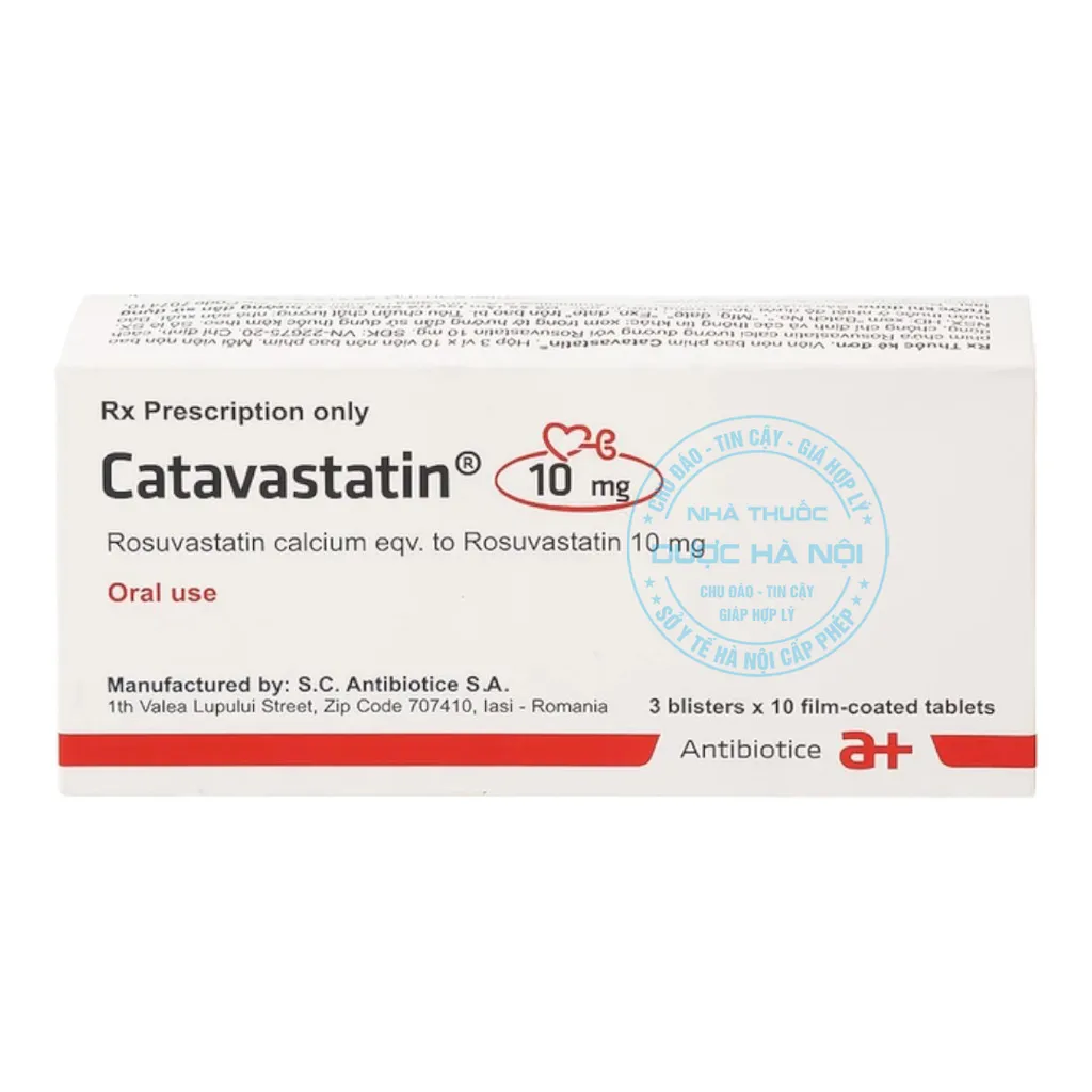 Thuốc Catavastatin 10mg