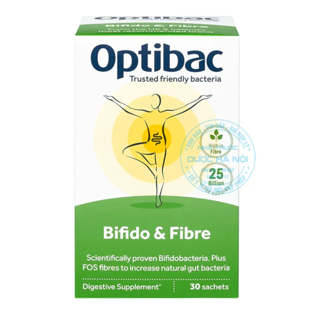 Men vi sinh Optibac Bifido & Fiber