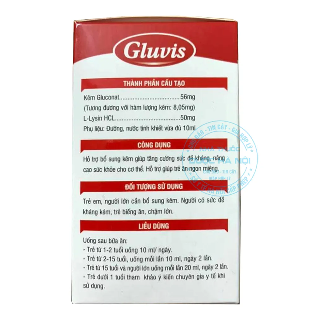 Dung dịch uống Gluvis