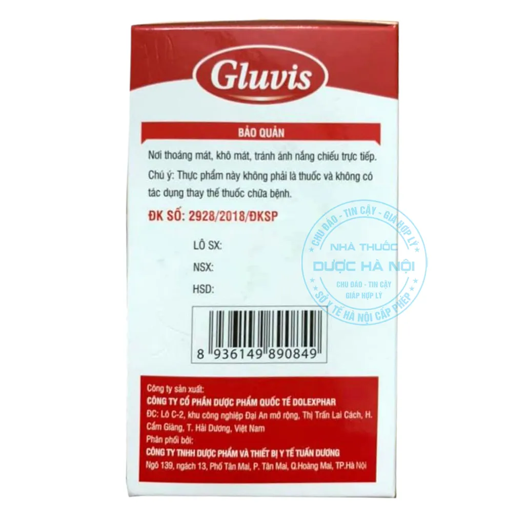 Dung dịch uống Gluvis