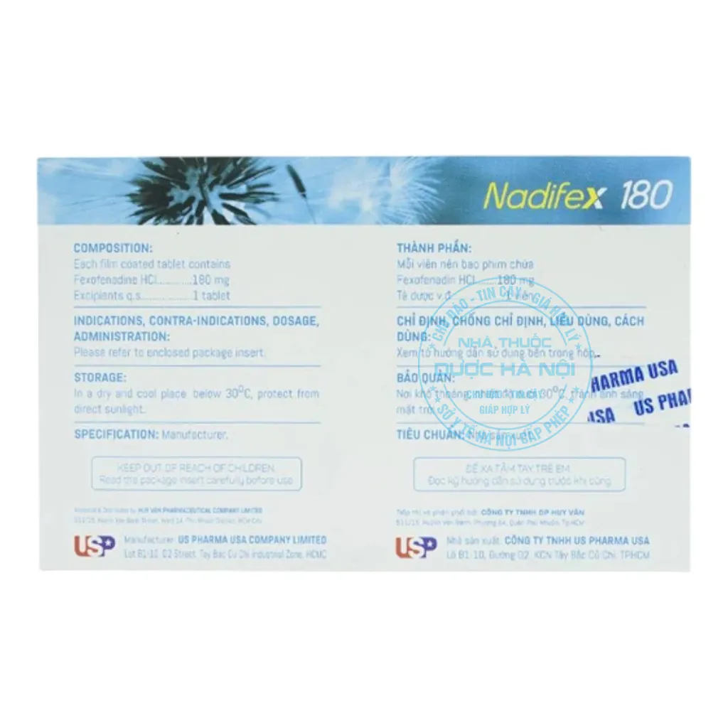 Thuốc Nadifex 180mg
