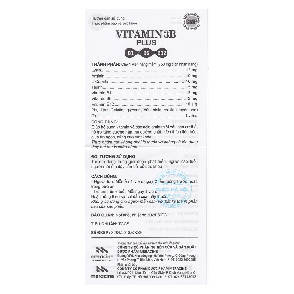 Vitamin 3B Plus