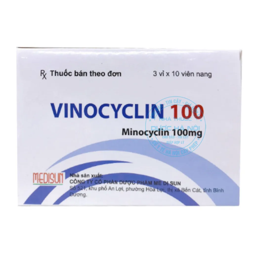 Thuốc Vinocyclin 100mg