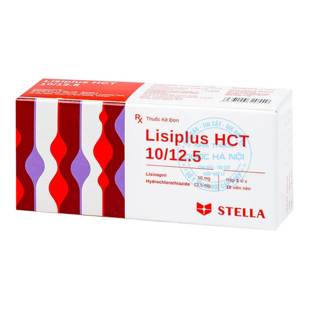 Thuốc Lisiplus HCT 20/12.5