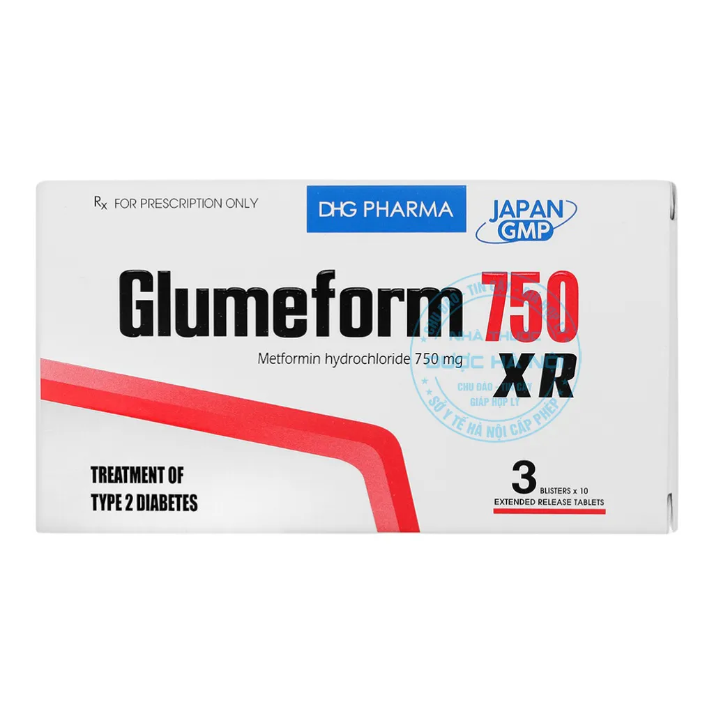 Thuốc Glumeform 750 XR