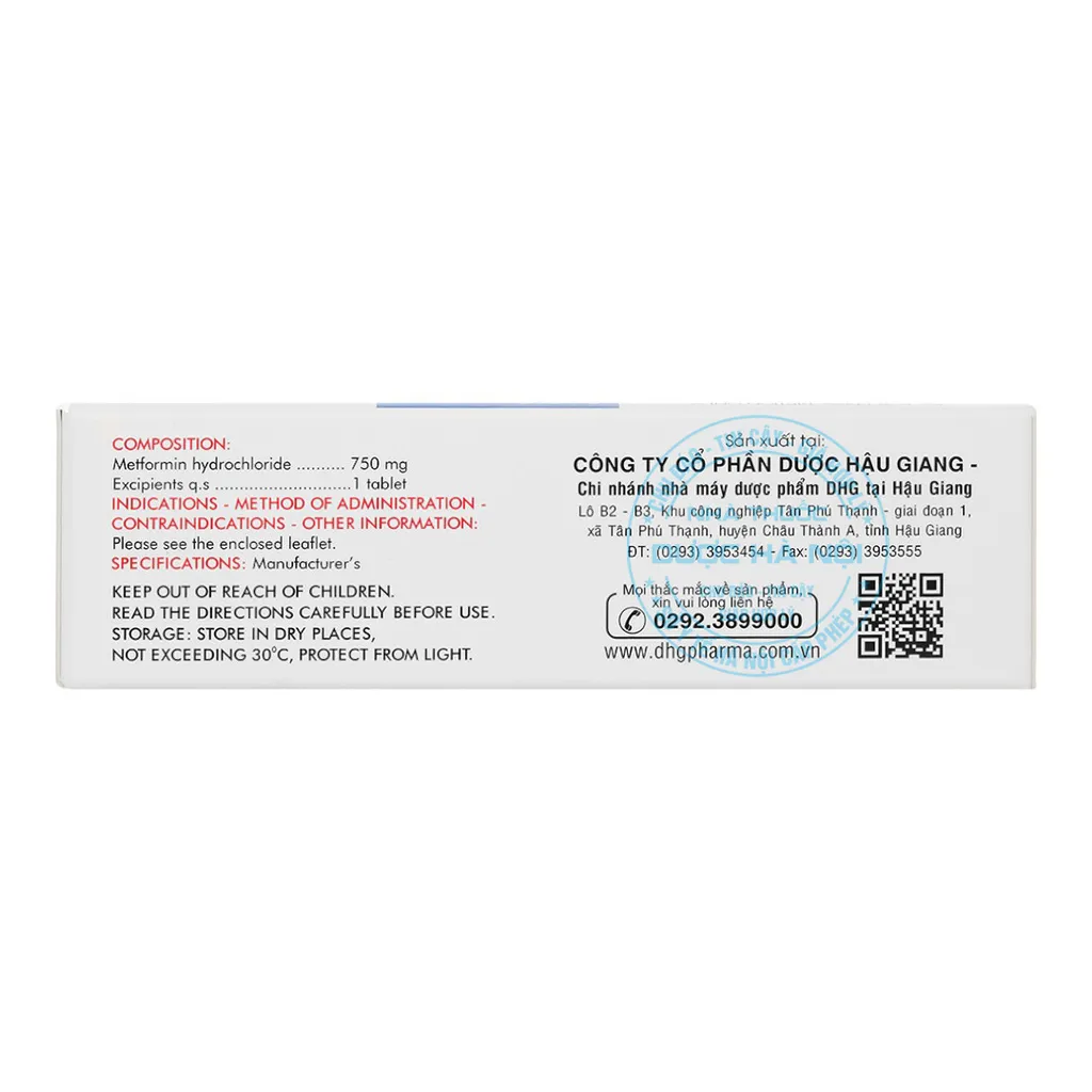 Thuốc Glumeform 750 XR