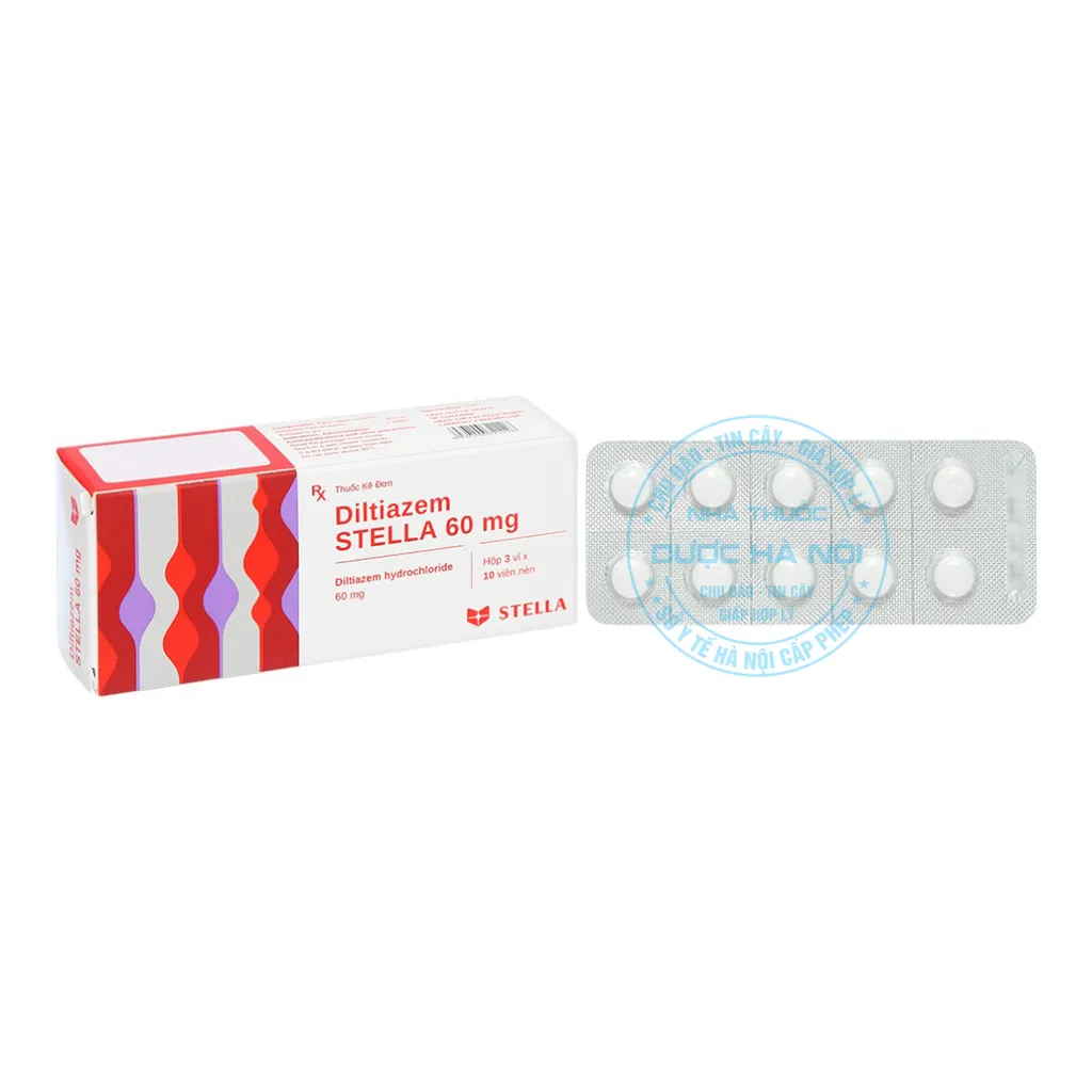 Thuốc Diltiazem 60mg Stella
