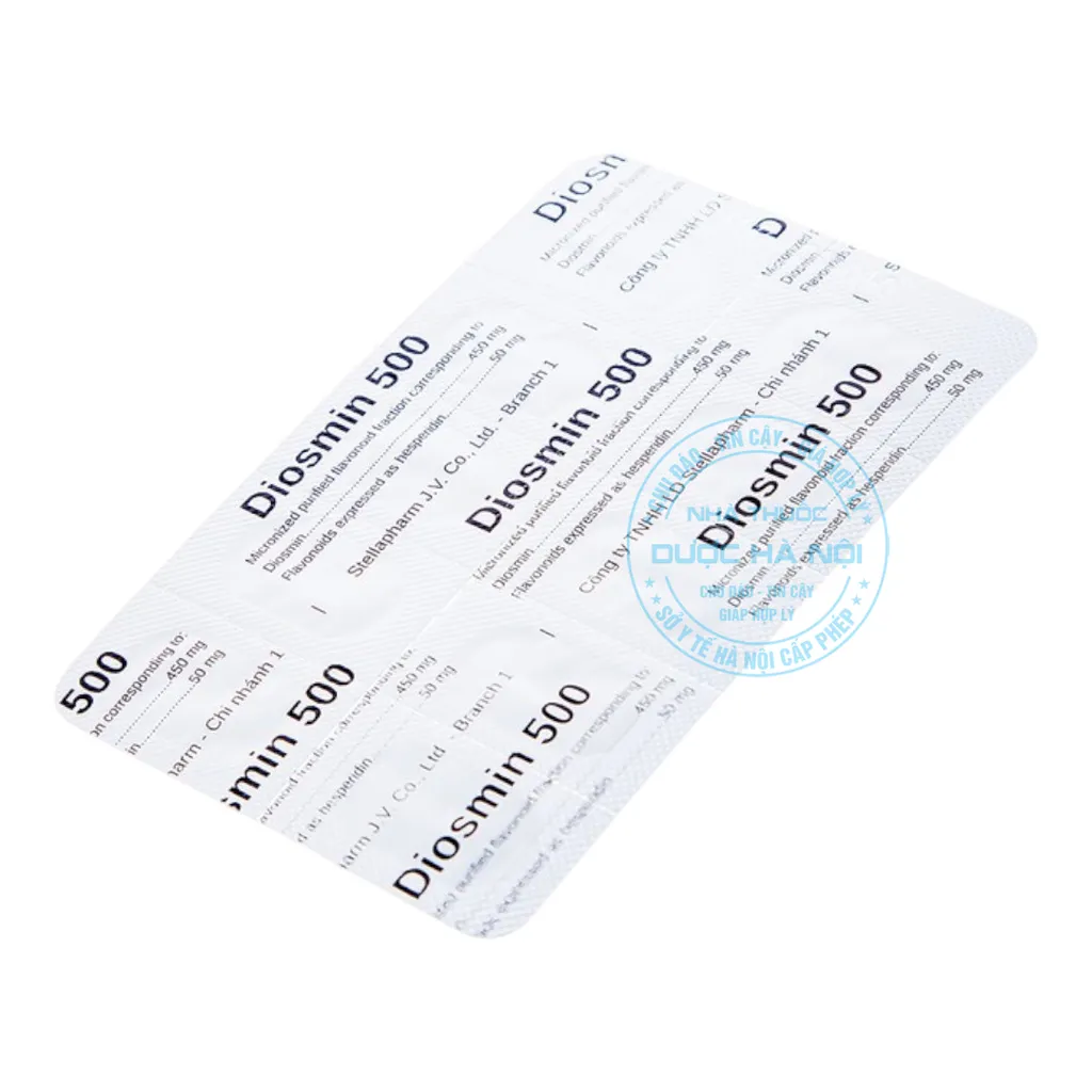 Thuốc Diosmin 500 Stella