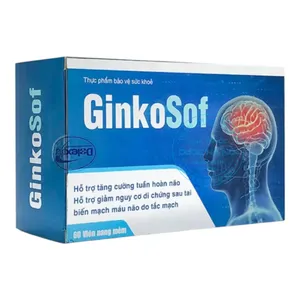 Viên uống Ginkosof hỗ trợ cải thiện triệu chứng thiểu năng tuần hoàn não