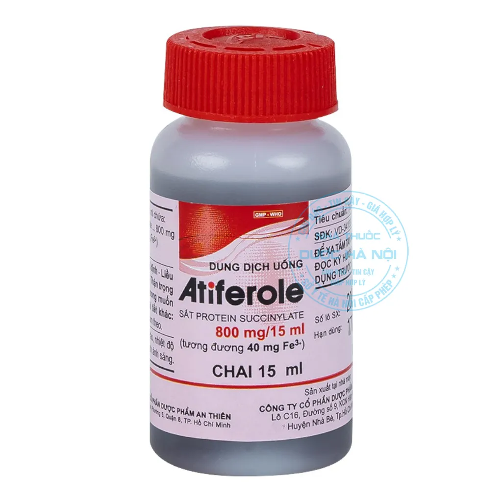 Dung dịch Atiferole 800mg/15ml